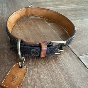 Authentic Louis Vuitton L/XL Dog Collar.